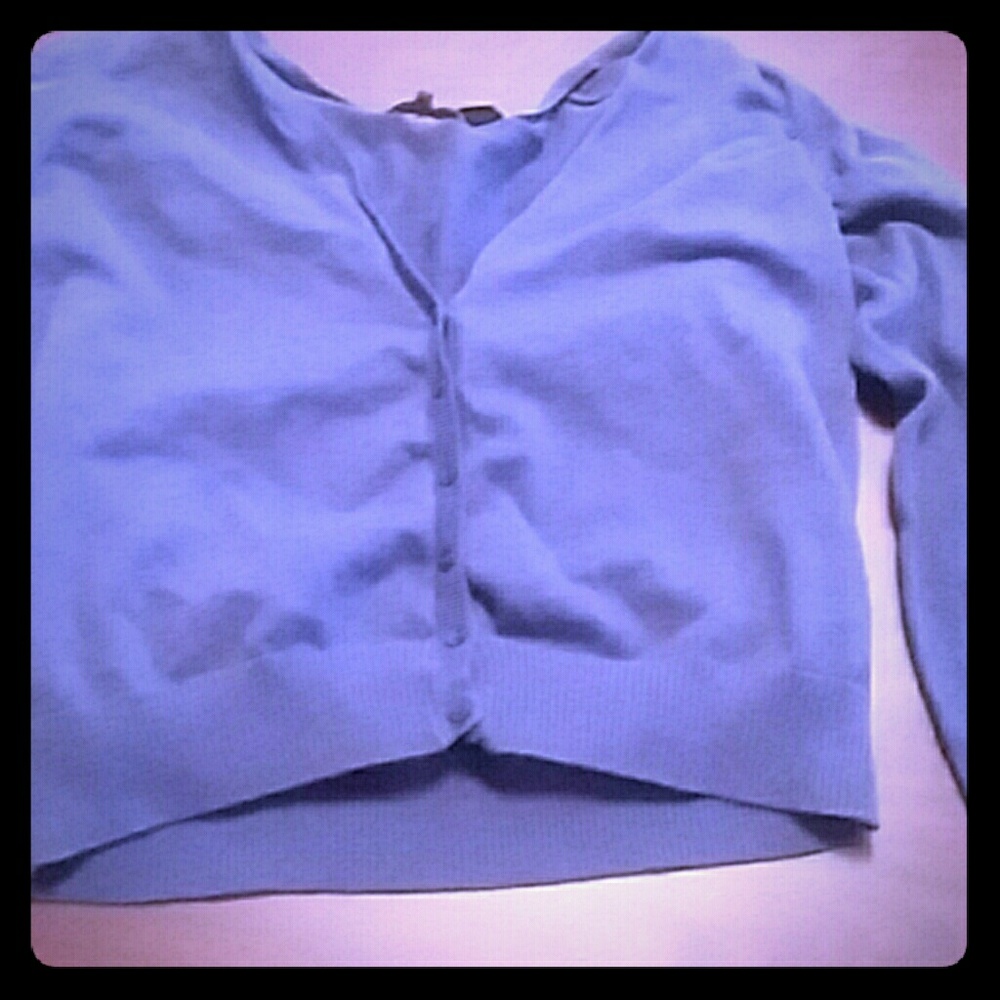 Medium navy blue 100% cotton cozy sweater